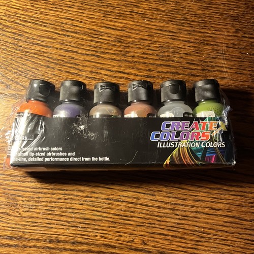 New createx airbrush paint set - new,